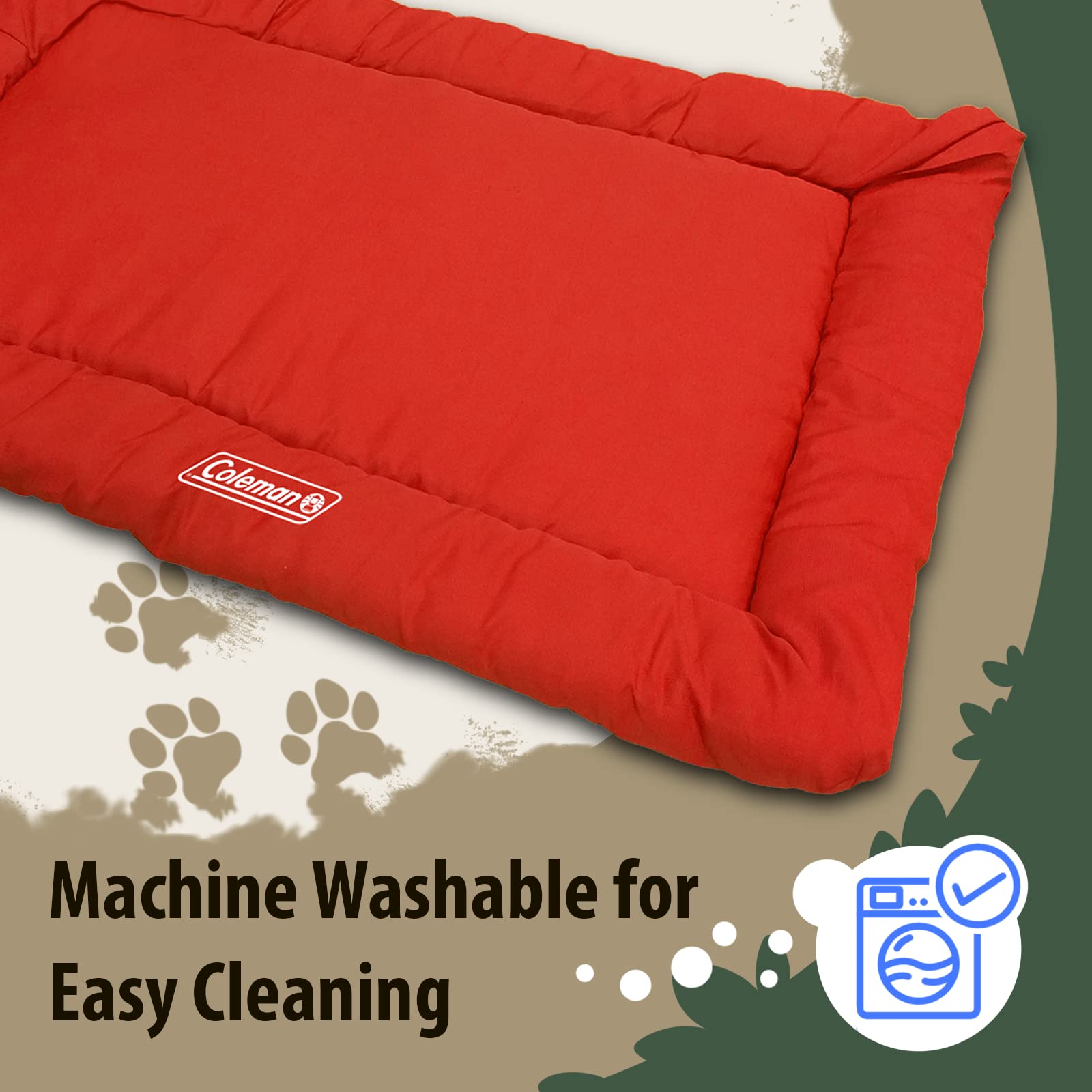 Coleman cama-perro-fondo-impermeable-antideslizante, evita deslizamientos.