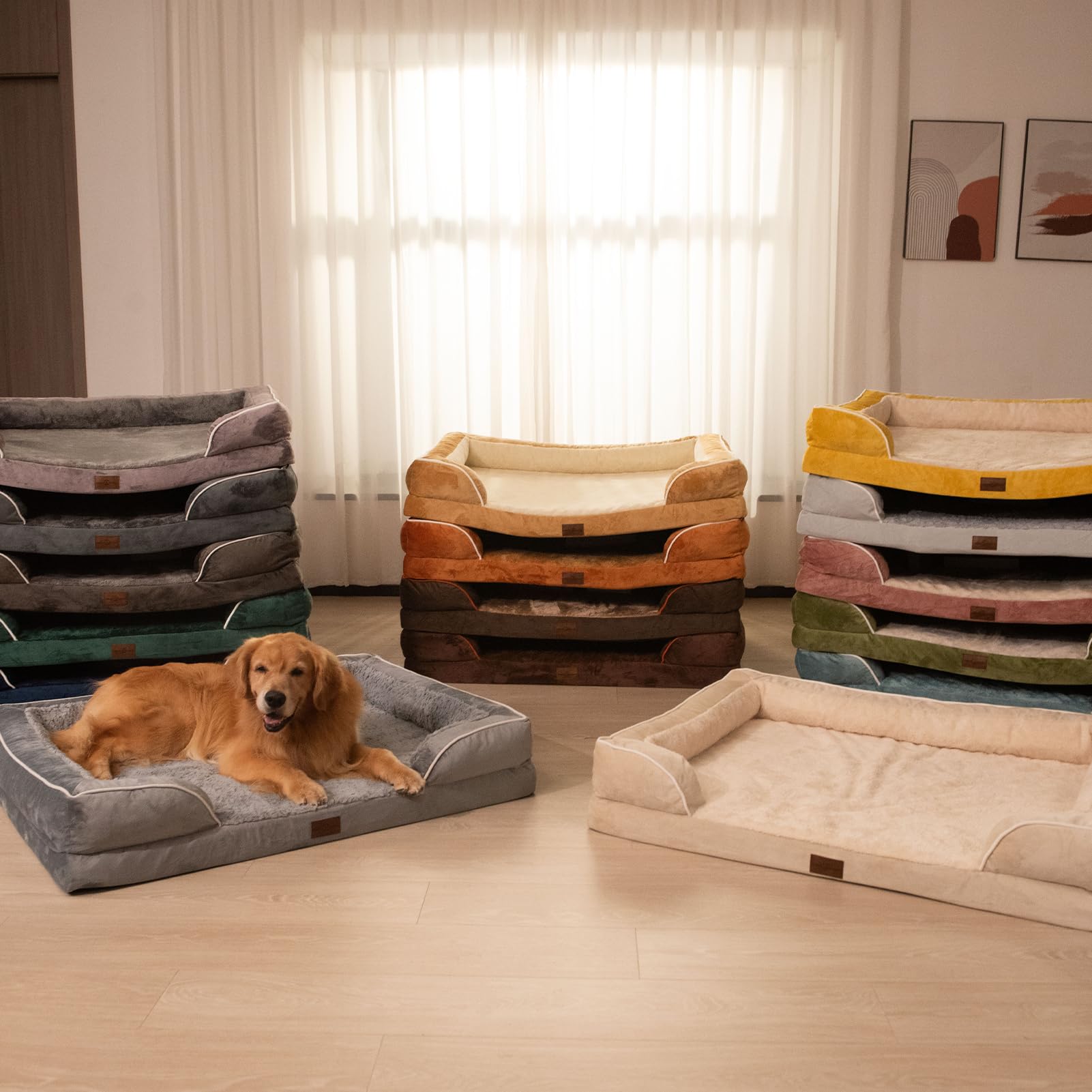 Cama ortopédica Comfort Expression, uso diario y relajante para perros