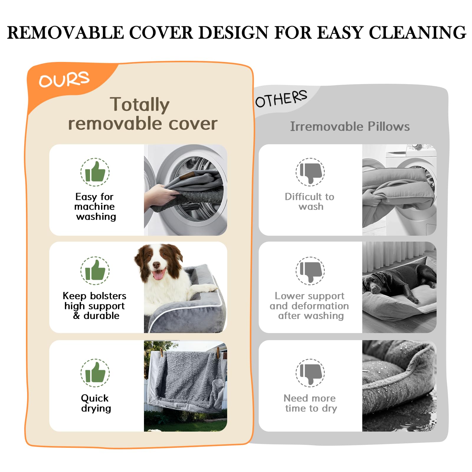 Forro interior impermeable de Comfort Expression evita filtraciones.