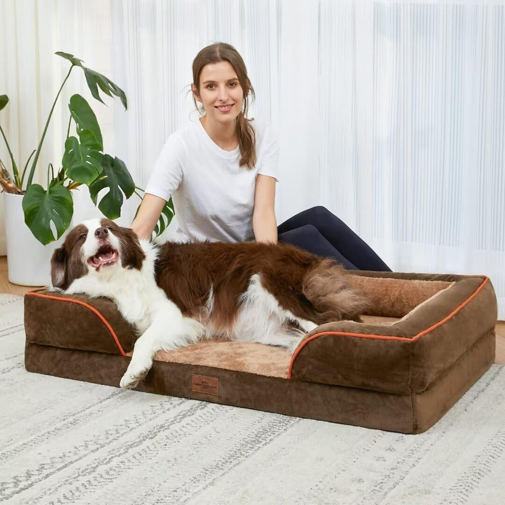 Comfort Expression cama-perro-ortopedica-espuma-huevo ofrece contorno suave y soporte.