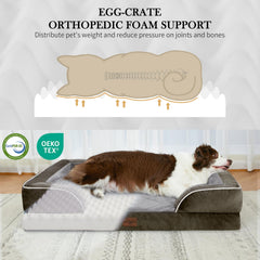 Cama con cubierta impermeable de Comfort Expression mantiene la espuma seca.