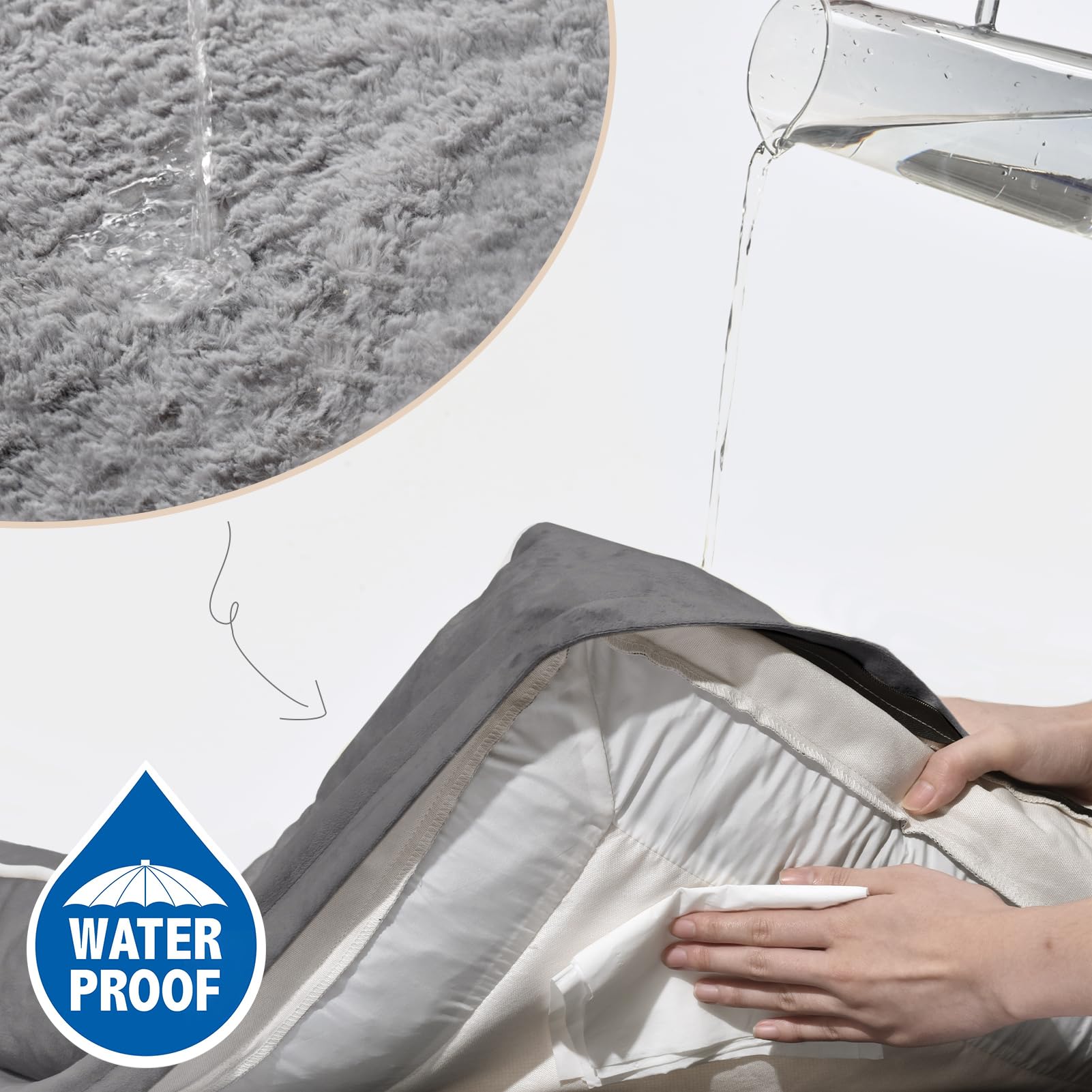 Dimensiones XXL de Comfort Expression: 53x42 pulgadas.