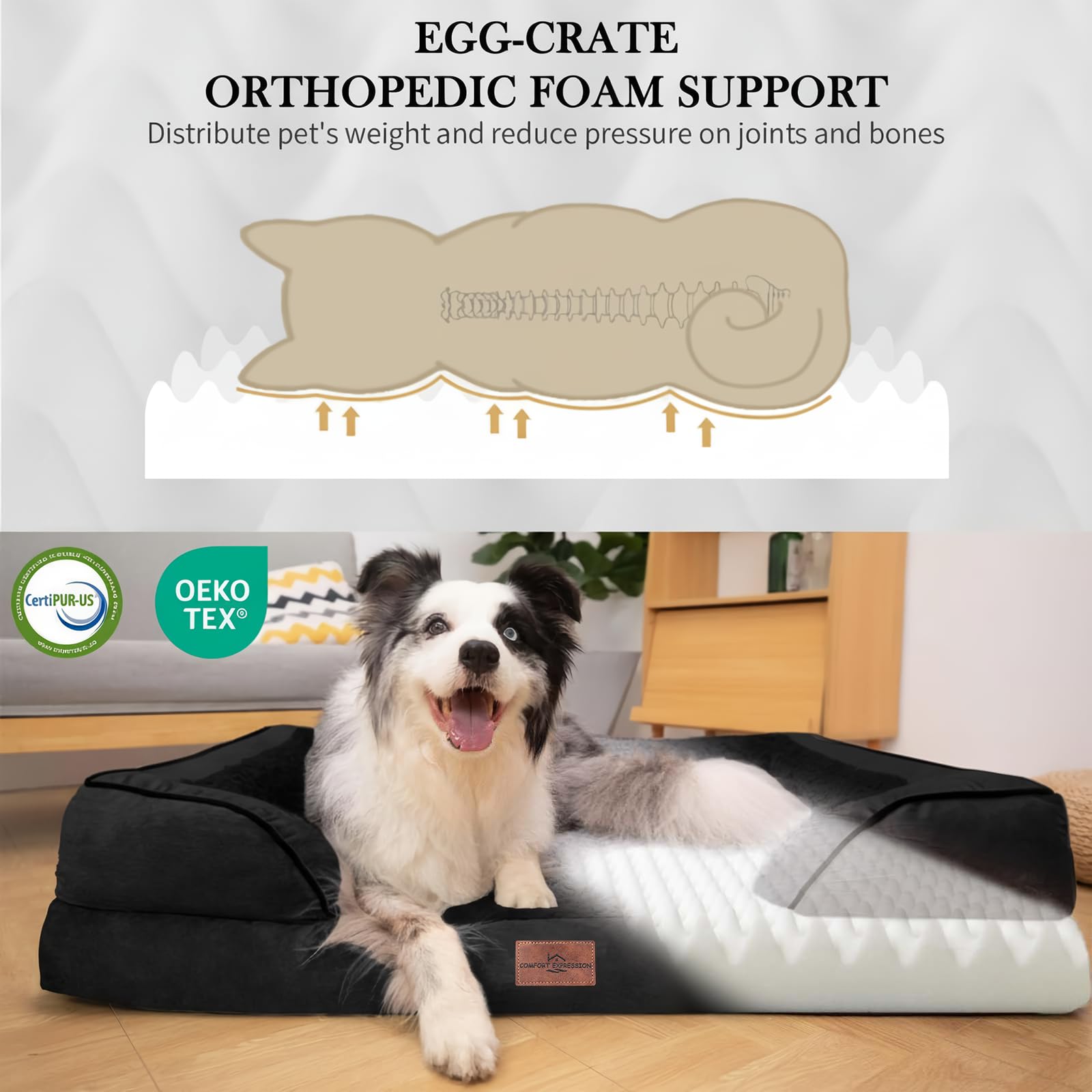 Funda lavable de Comfort Expression para cama ortopédica y fácil limpieza