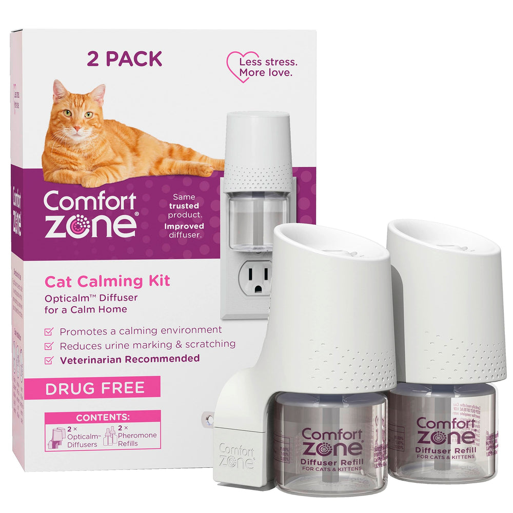 Diffusor Comfort Zone en salón para un ambiente tranquilo del gato.