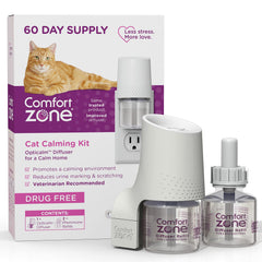 Difusor Comfort Zone para gatos en sala, calma constante.