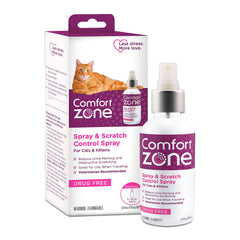 Botella Comfort Zone con feromonas para gatos, frasco de 4 oz, ayuda a calmar conductas.