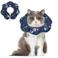 Collar cono suave ComSaf para gatos, comodidad diaria durante la recuperación.