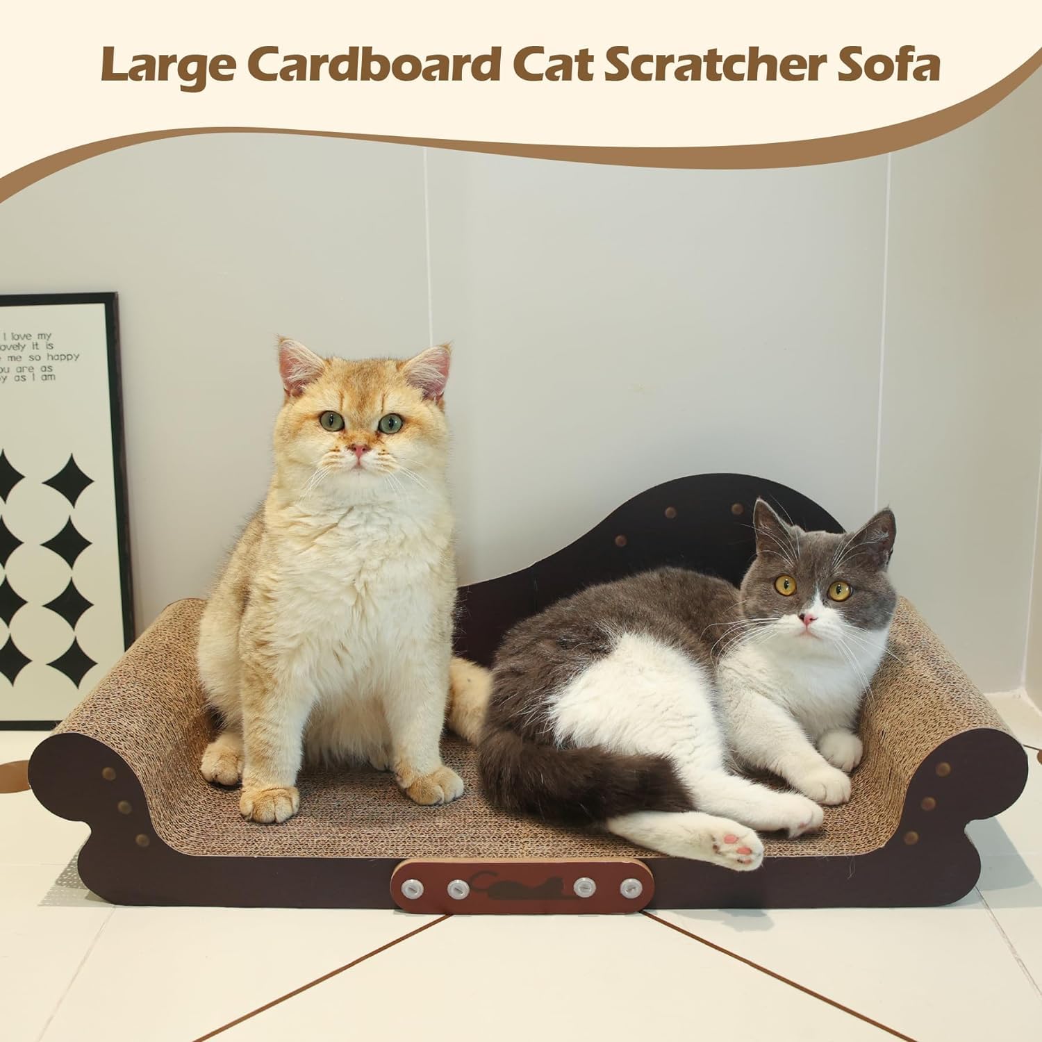 ComSaf rascador gato olor neutro, ambiente más limpio para el hogar