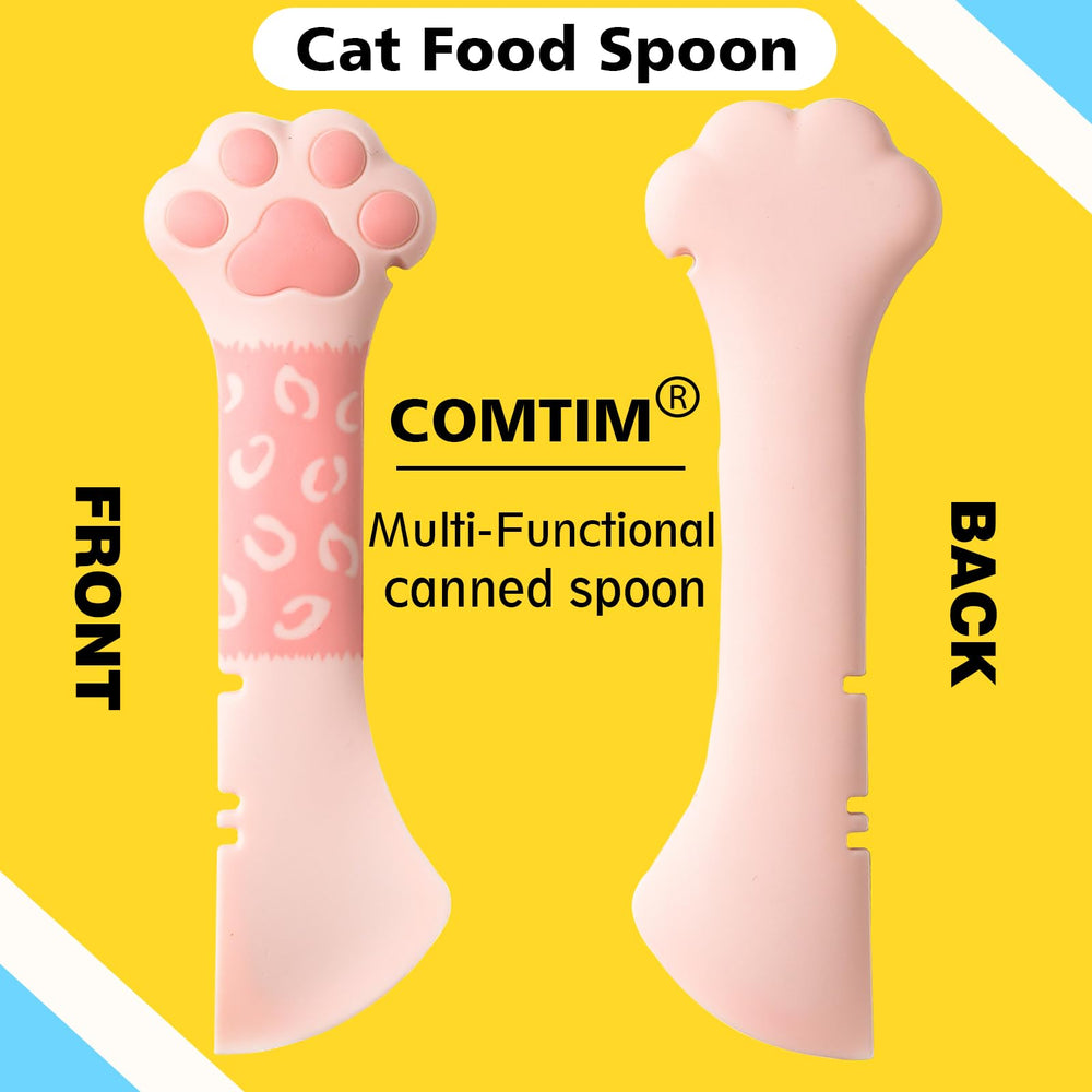 Tapa Comtim mantiene la comida fresca entre tomas para gatos.