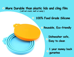 Comtim, tapa de silicona durable para altas temperaturas y lavavajillas.