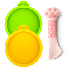 Comtim tapas de silicona para latas de gato de 3 onzas, conservan la comida.