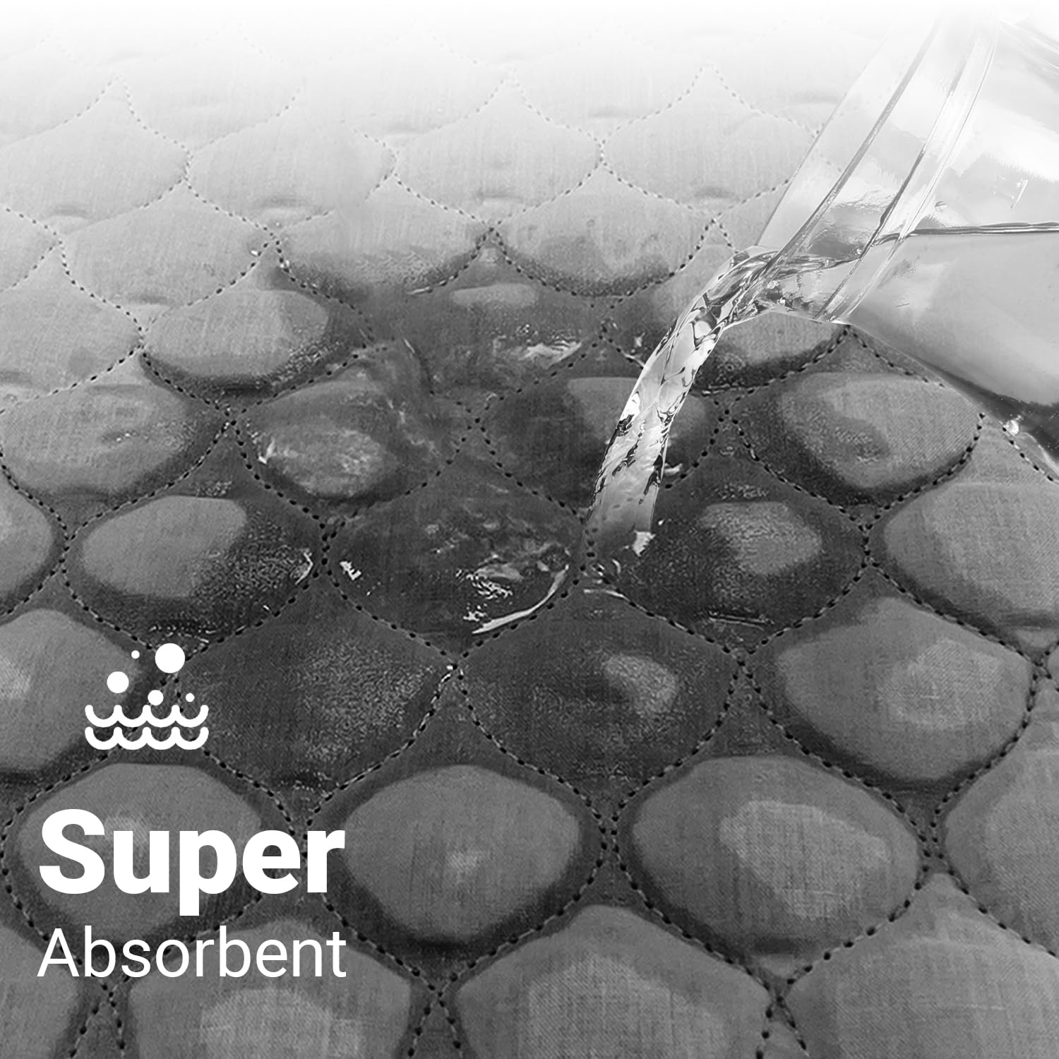 Capa absorbente de varias capas Conkote para protección del suelo.