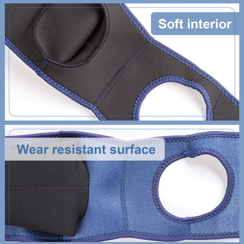 Coodeo manga de recuperación para perro azul, material impermeable que mantiene la zona seca.