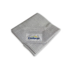 Coolaroo cubre con tejido nylon transpirable para mayor flujo de aire.