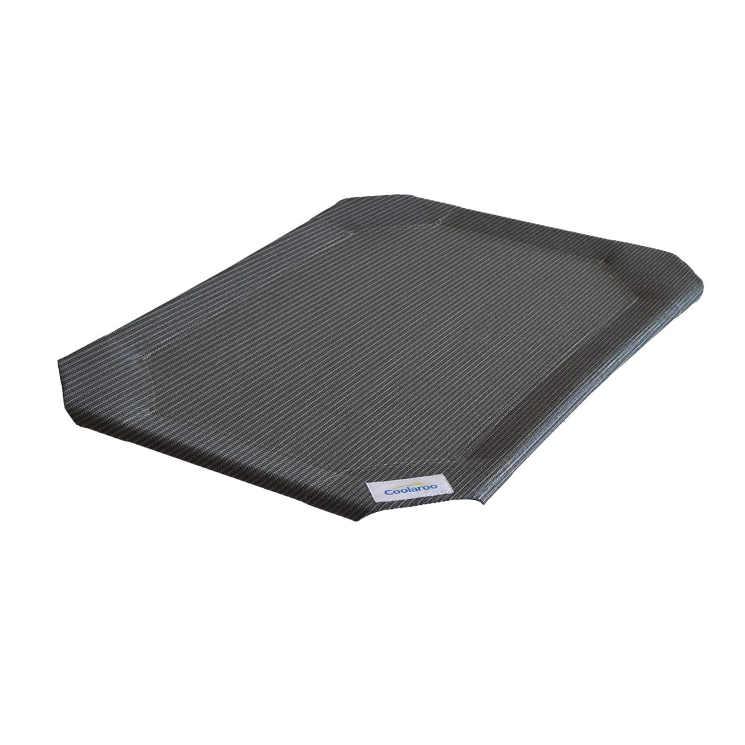 Coolaroo Cubre Cama Elevada Original: frente, tela transpirable para mantener a tu mascota fresca.