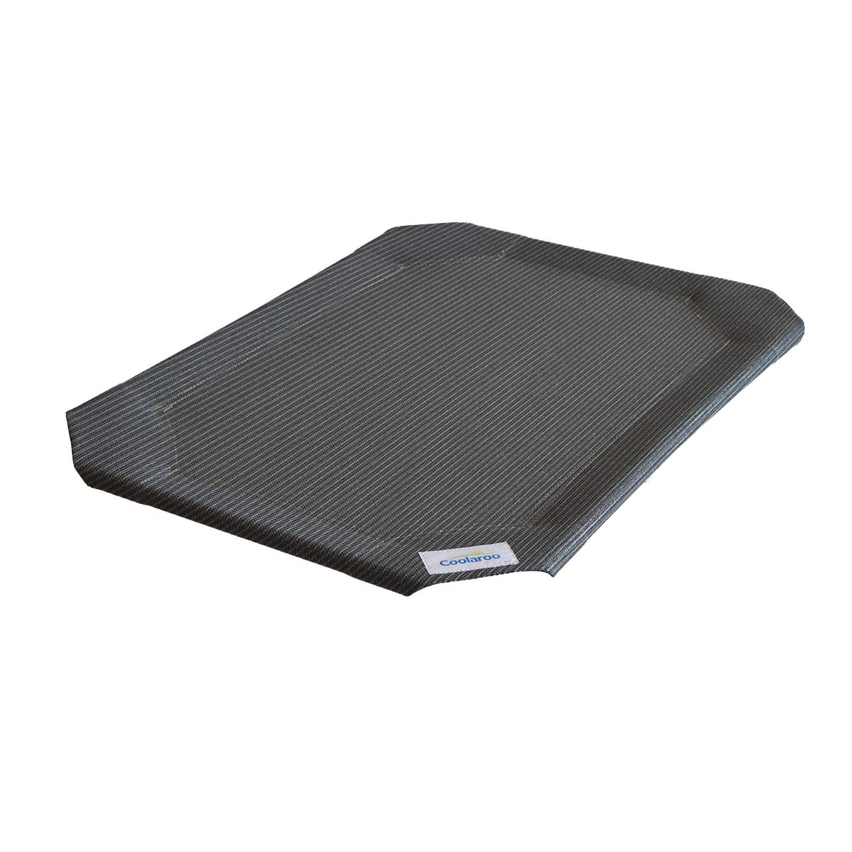 Coolaroo Cubre Cama Elevada Original: frente, tela transpirable para mantener a tu mascota fresca.