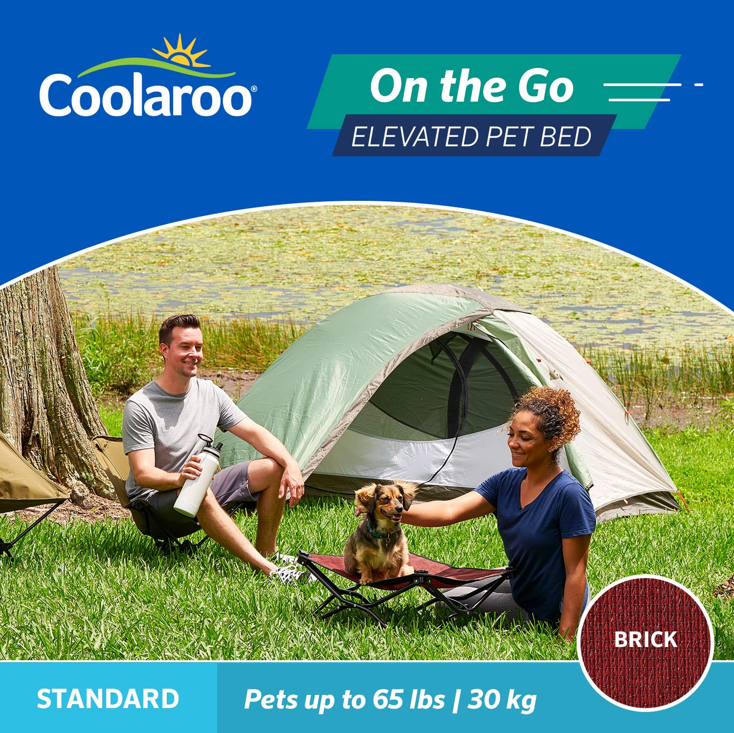 Coolaroo cama impermeable, fácil de limpiar tras una jornada húmeda.