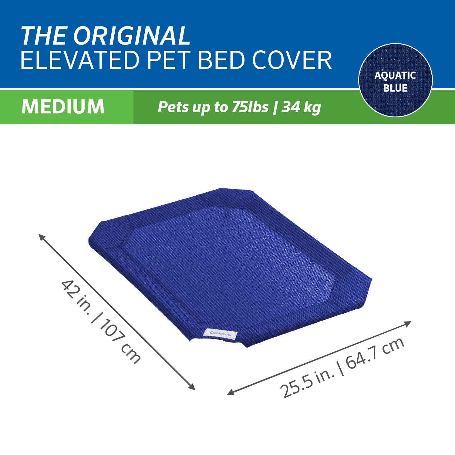Coolaroo tejido nylon transpirable favorece corriente de aire para mantener mascota cómoda.