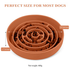 Coomazy diseño laberinto lento para una comida más pausada y digestión suave.