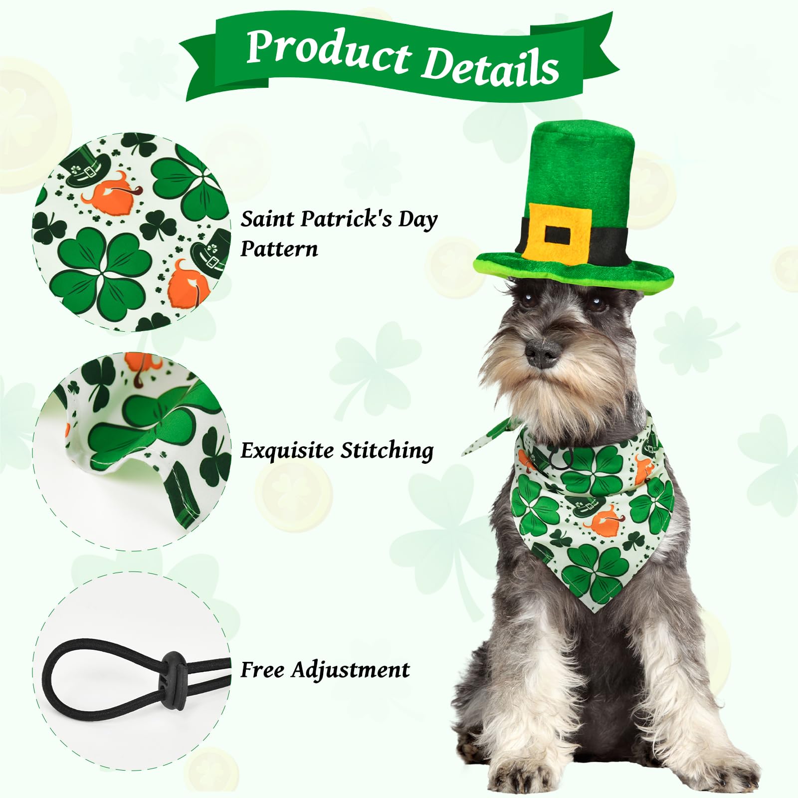 CooShou uso diario: disfraz festivo para mascotas, perfecto para fotos y eventos.