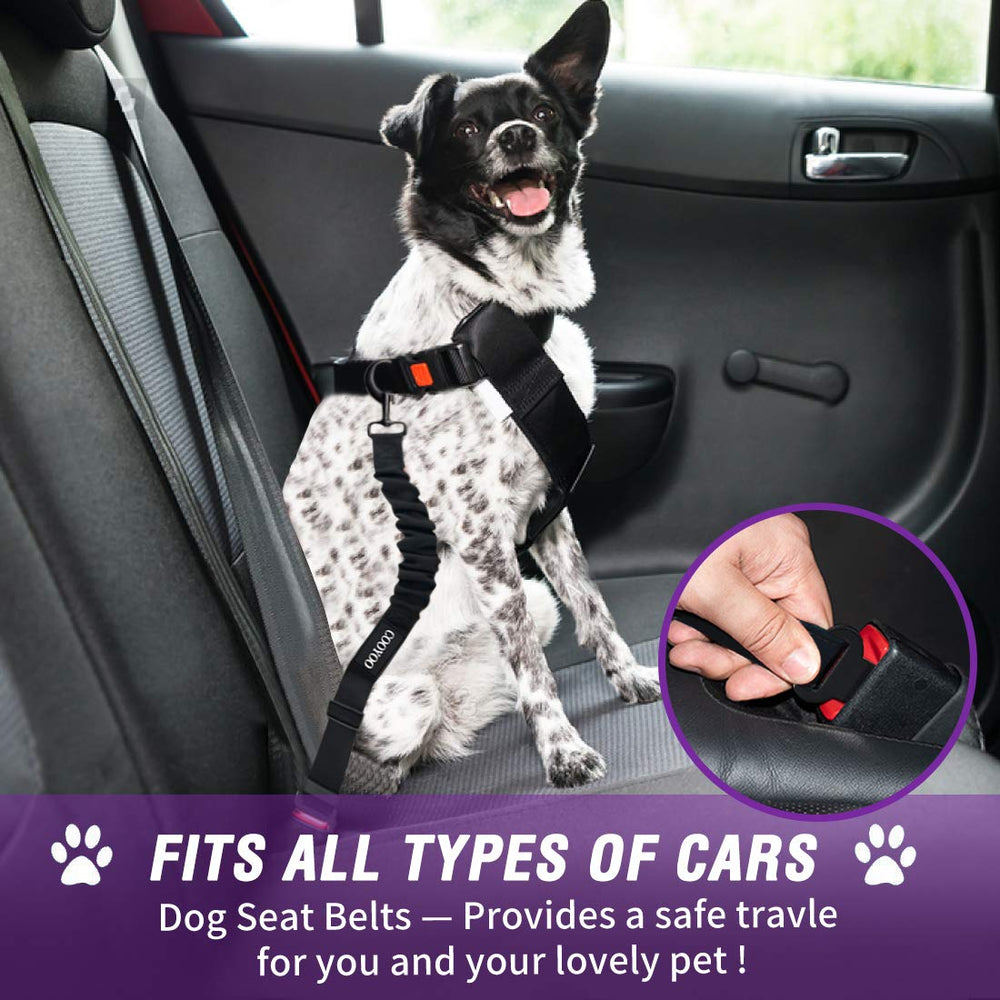 COOYOO cinturón para perro con diseño elástico absorbente para movimientos del coche.