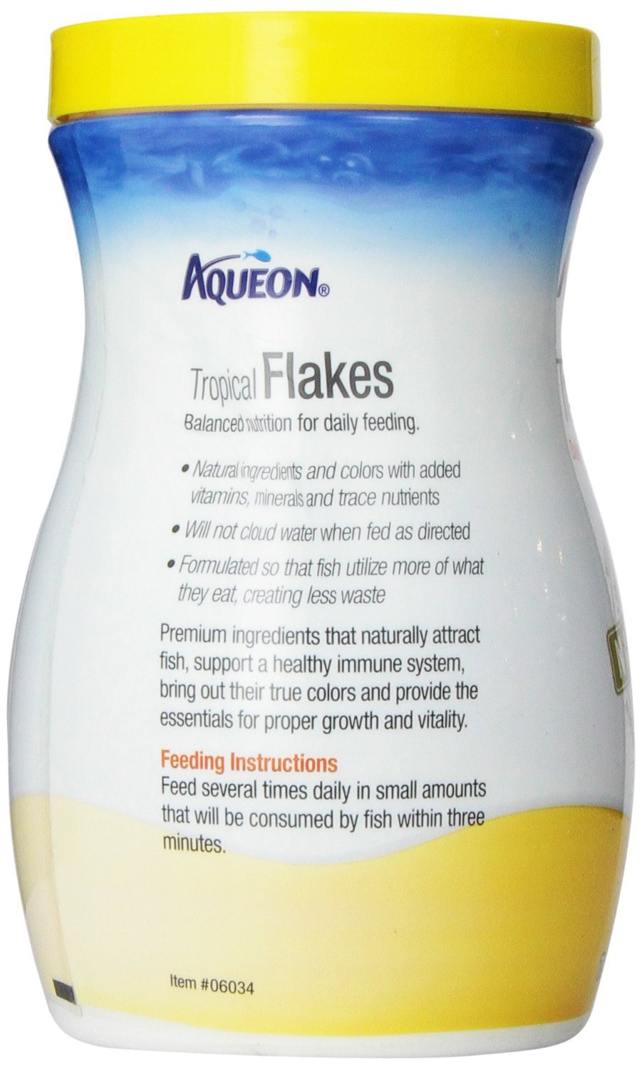 Copos tropicales Aqueon con ingredientes premium que realzan colores naturales.