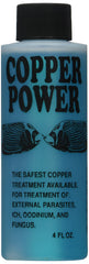 Copper Power Endich ACP0004B, botella azul, ayuda a prevenir brotes en acuarios marinos.