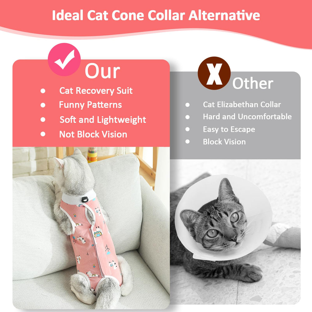 Coppthinktu ropa gato lamer abdomen, protege heridas sin estresarte.