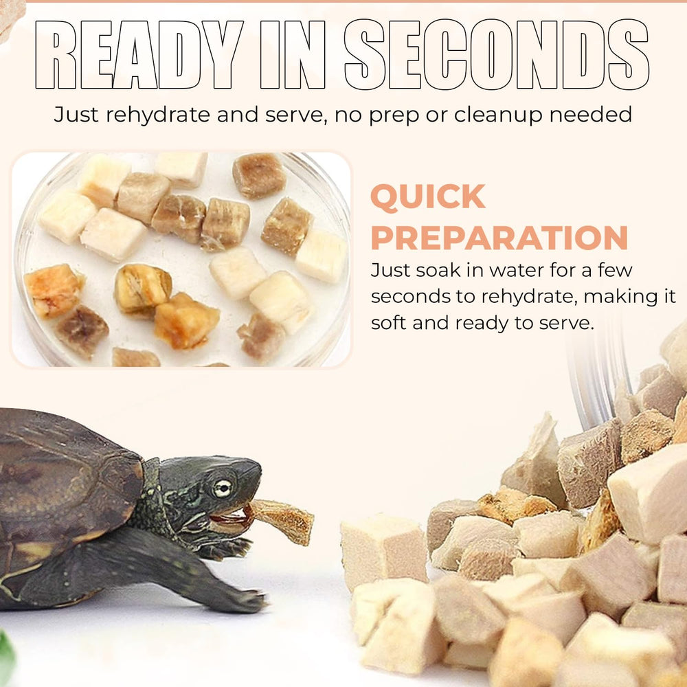 CoralQ ingredientes naturales, sin conservantes artificiales para tortugas.