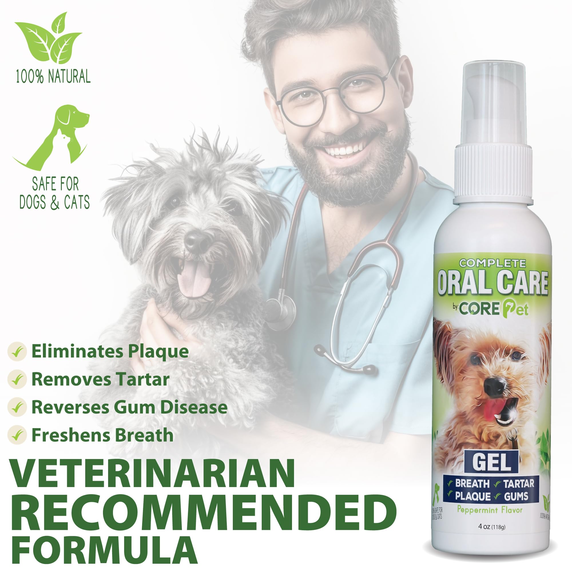 CORE Pet Fabricado en Estados Unidos, seguridad para el cuidado bucal diario