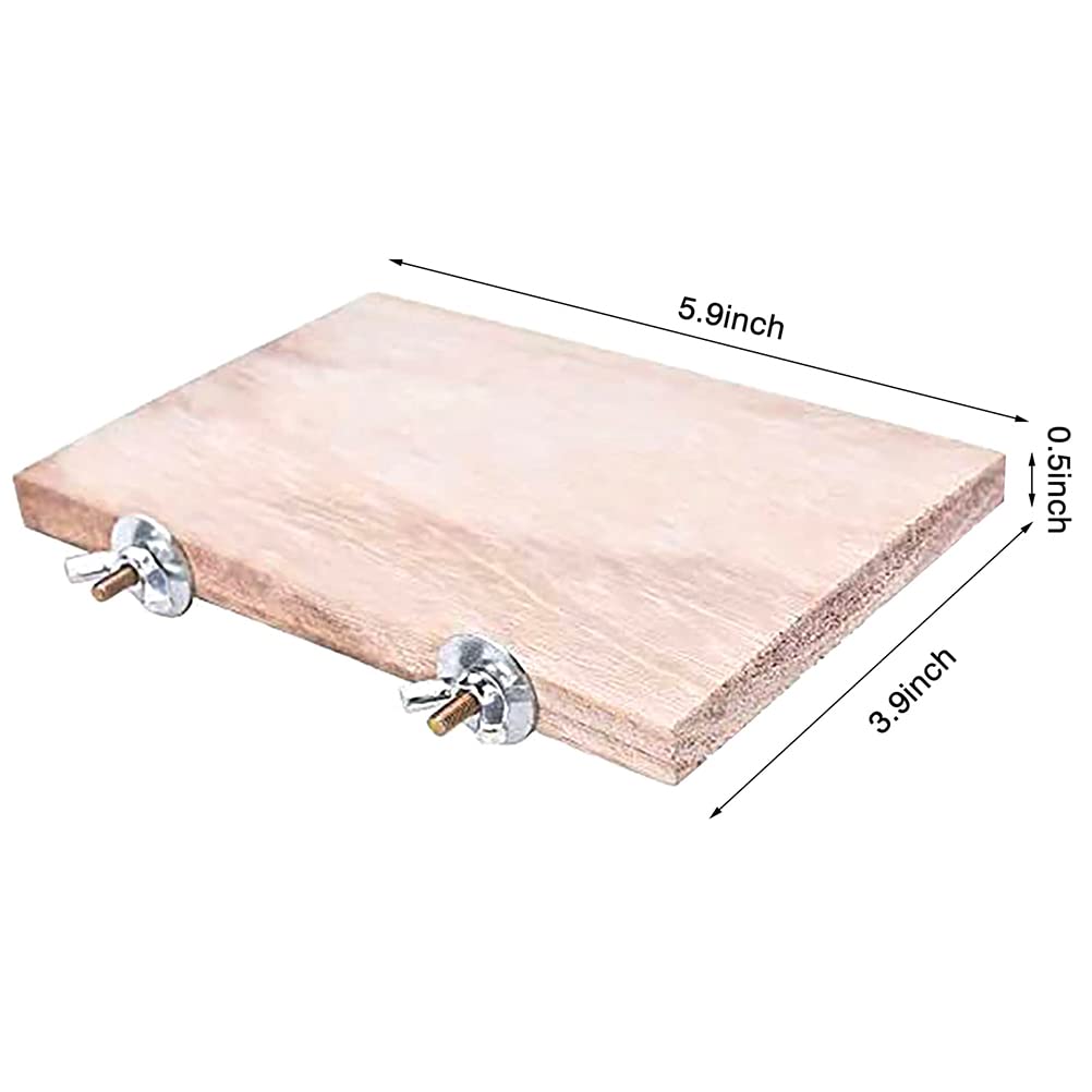 CoscosX perchas para aves, madera duradera, ideal para ejercicio.