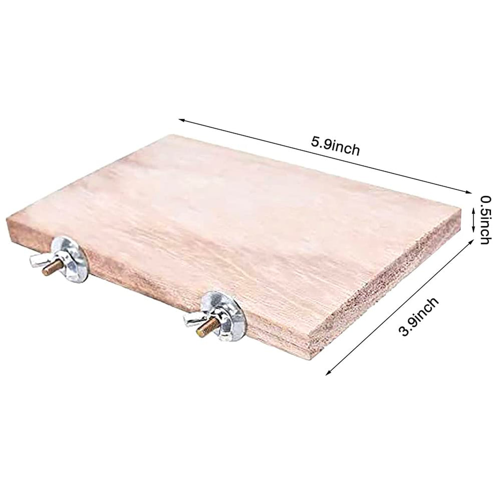 CoscosX perchas para aves, madera duradera, ideal para ejercicio.