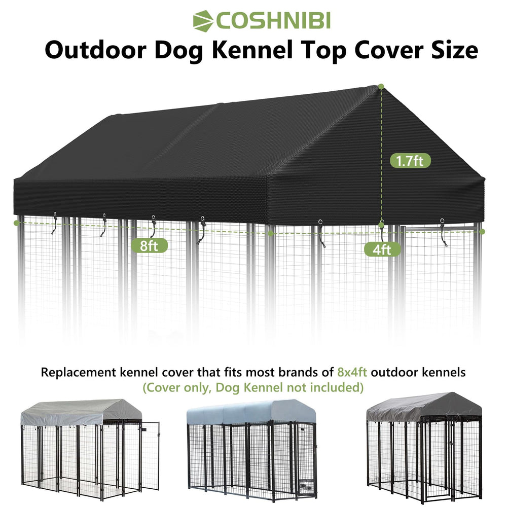 COSHNIBI cubierta-techo-kennel-doble-costuras para mayor durabilidad