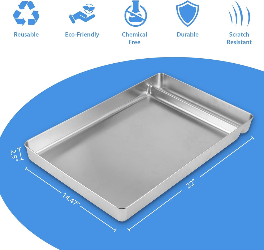 Cosparx bandeja inoxidable, compatibilidad Crystal Plus, evita cambios innecesarios.