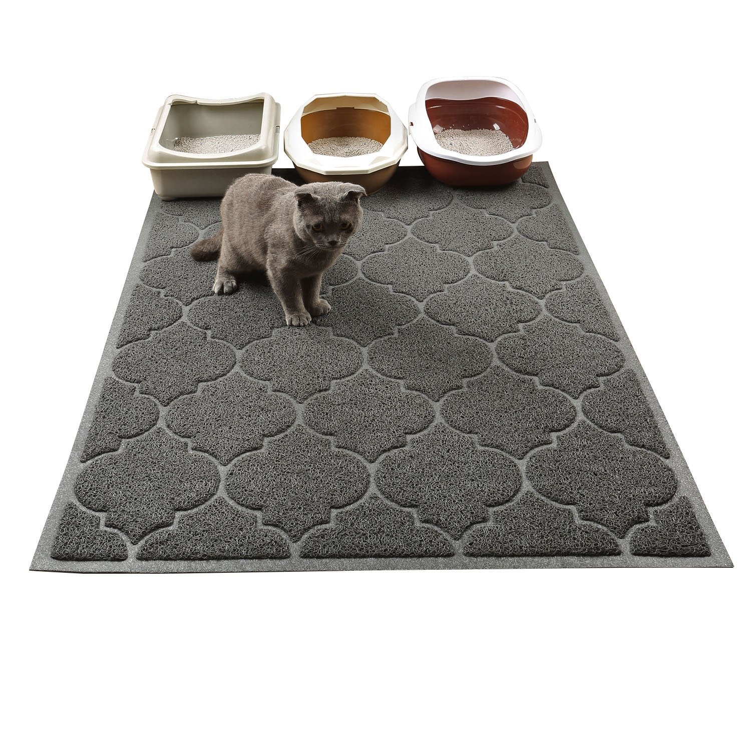 Cosyearn LittleTiger alfombrilla XL para arena de gato captura arena de patas