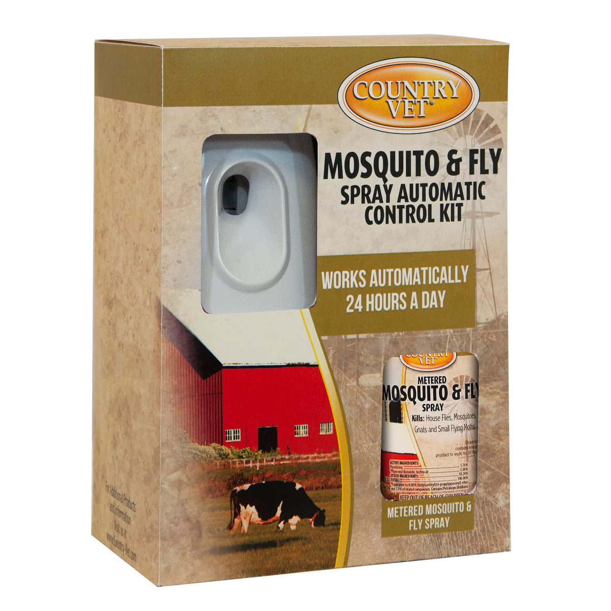 Country Vet AMREP aerosol mosquitos en lata para establos