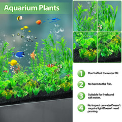 CousDUoBe decoracion de acuario apta para agua dulce y salada