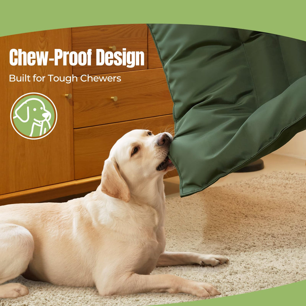 Couzssyhi cama para perros impermeable con doble protección contra derrames