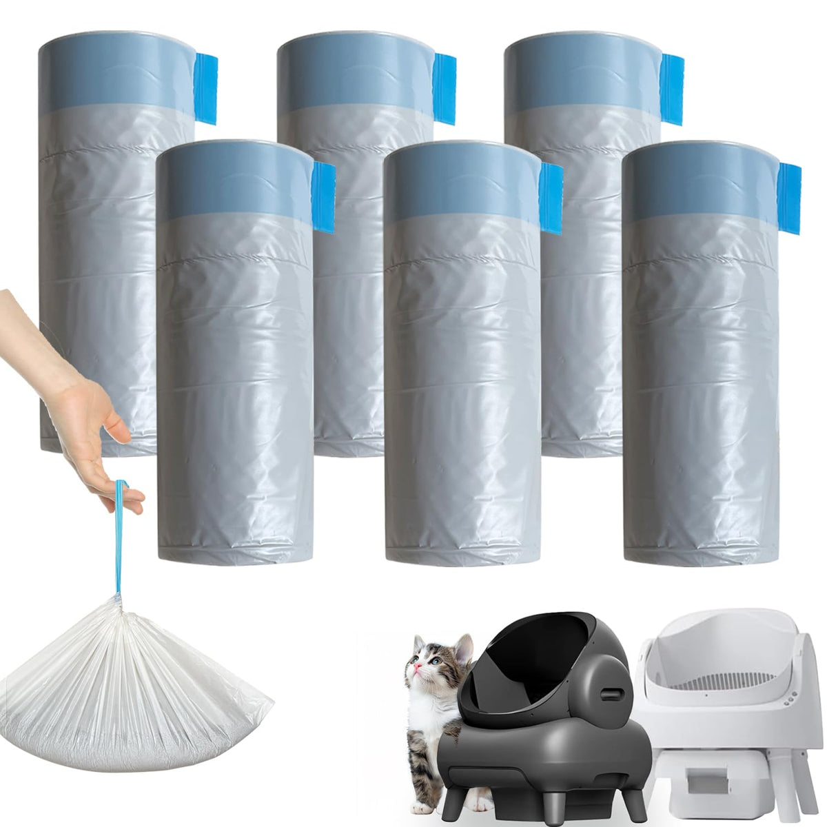 CoveCozy bolsas para Neakas M1, ajuste perfecto para caja de arena.