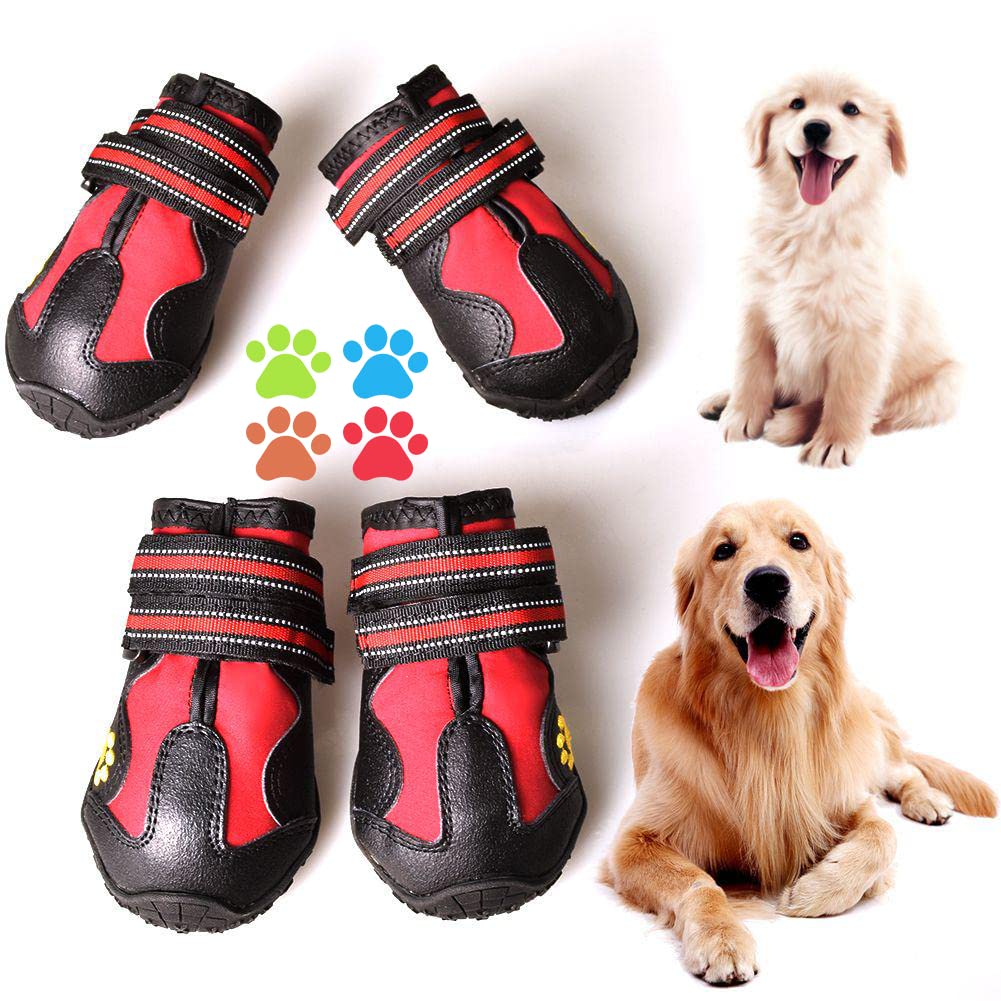 Botas para perros CovertSafe con suela robusta y protección impermeable para exteriores.