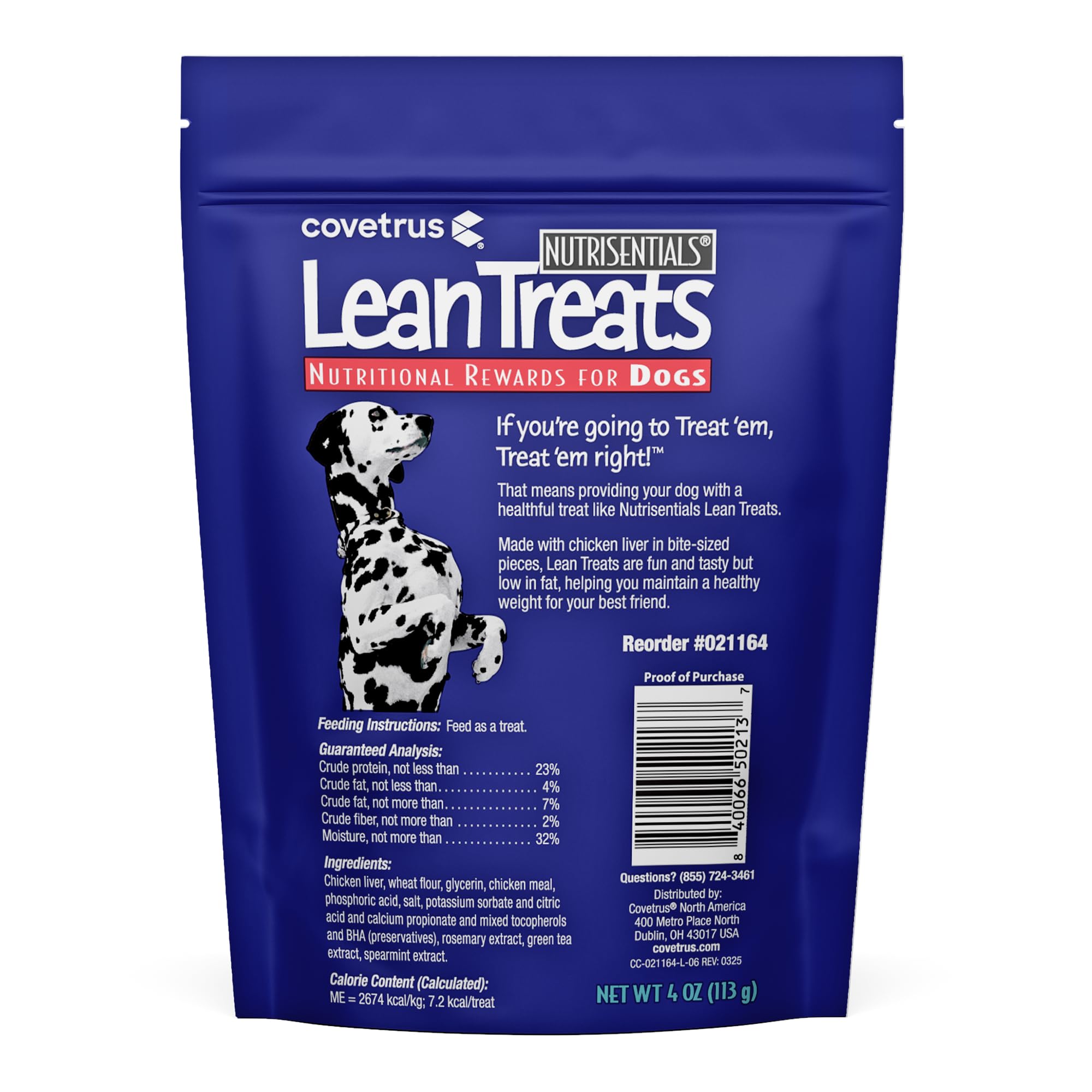 Covetrus Nutrisential Lean Treats: textura suave, fácil de masticar para perros de todas las edades.