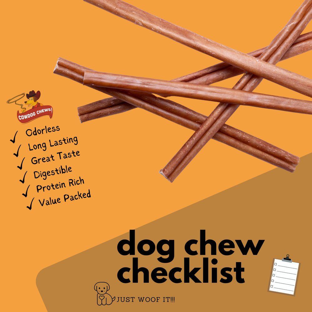 Cowdog Chews Bully Stick duradero y saludable para higiene dental