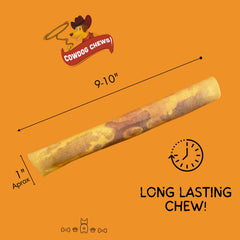 Cowdog Chews Rollos Gourmet: relleno de carne sabrosa para morder más tiempo