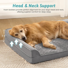 COZY KISS base antideslizante, cama de perro estable