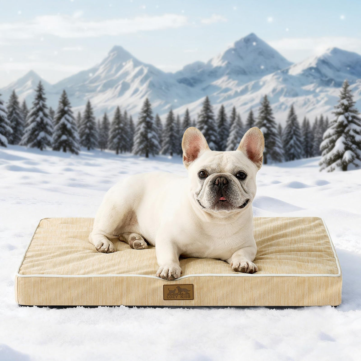 COZY KISS cama fría para jaula, confort fresco para tu perro.
