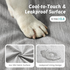 COZY KISS Cama para perros con almohadas laterales para mayor apoyo