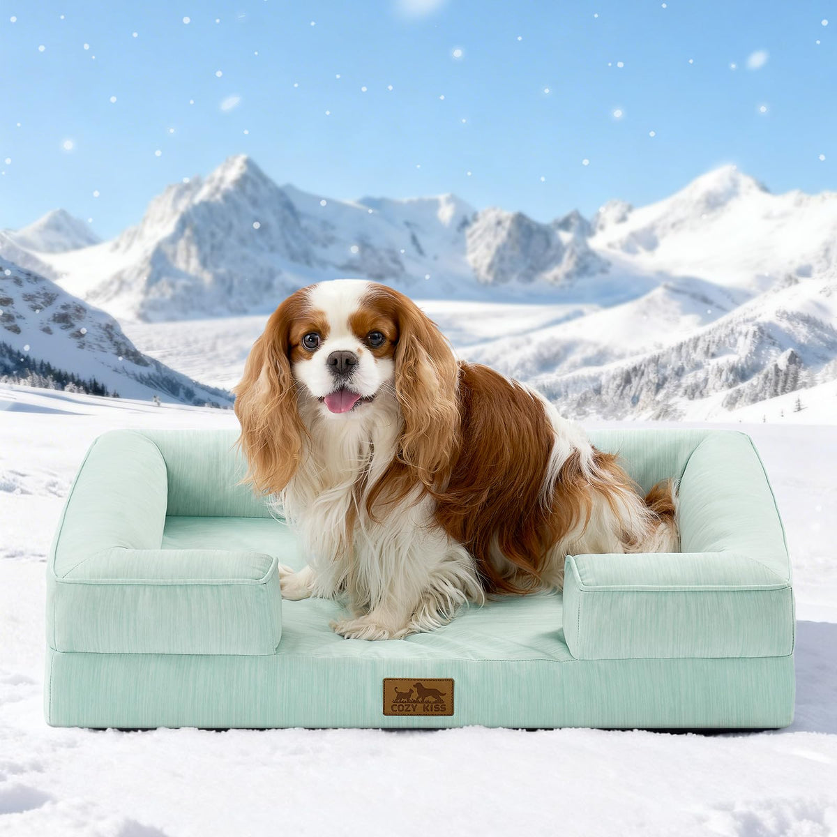 COZY KISS cama perro enfriamiento: superficie fresca para veranos cálidos y descanso