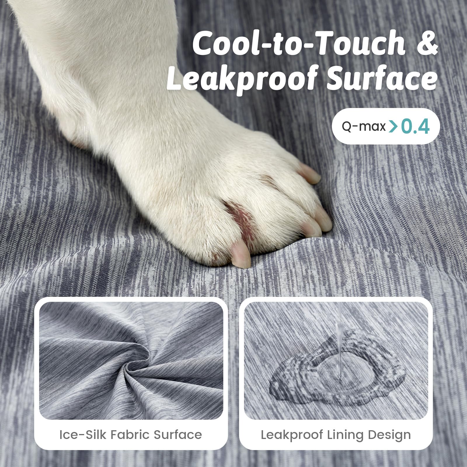 COZY KISS funda removible lavable para cama de perro en jaula