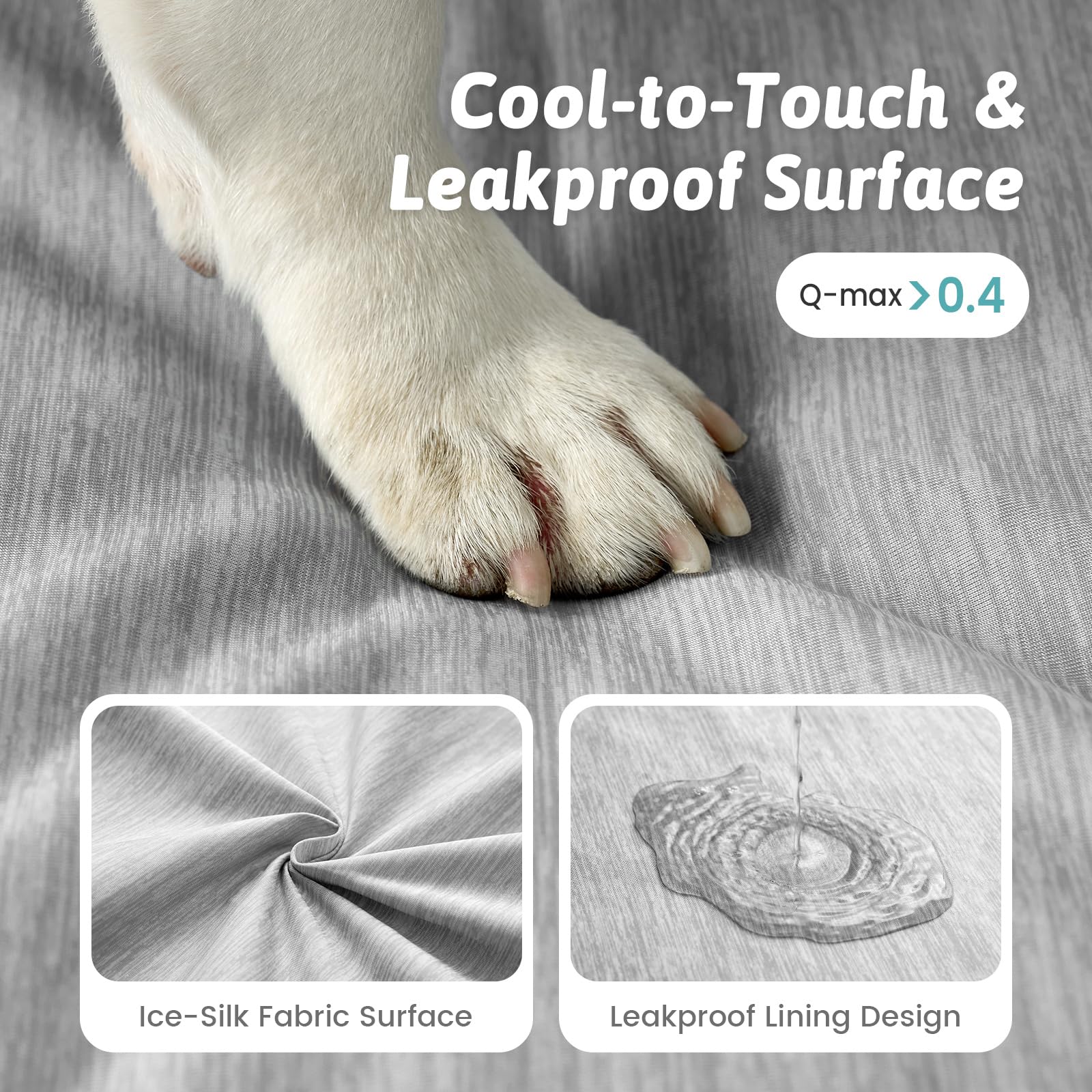 Funda lavable desmontable de COZY KISS para fácil limpieza y higiene.