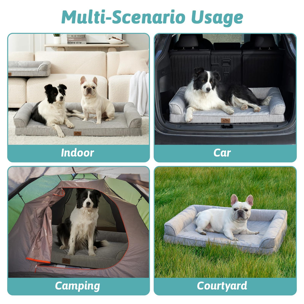 Cama XL COZY KISS ofrece amplio espacio para perros grandes.